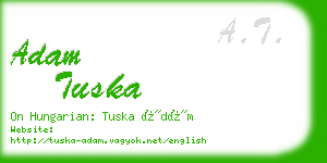 adam tuska business card